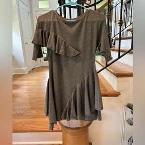 Joyfolie Dark Gray dress Size: Youth 8